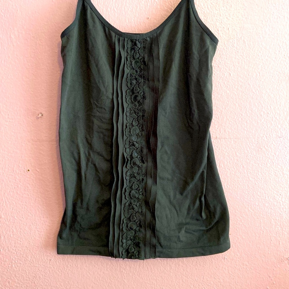 Dark green top
